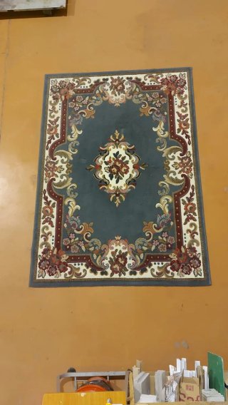Elegante Alfombra Decoración Floral