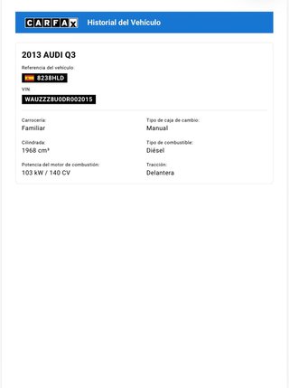 Audi Q3 2.0 TDI 140cv Ambition