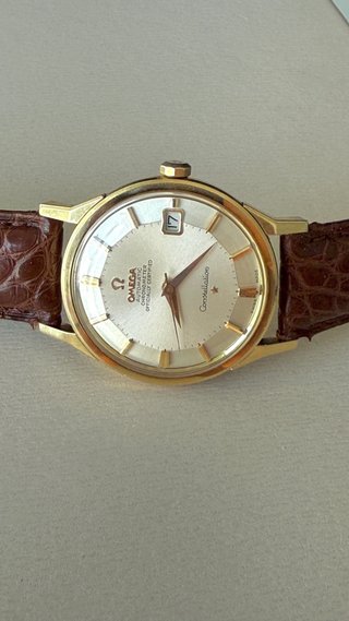 Omega Constellation Pie Pan 168.005/6 Oro