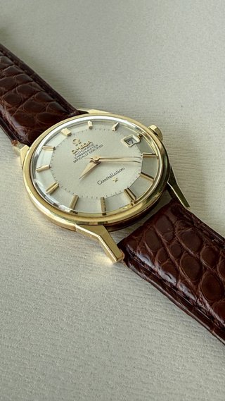 Omega Constellation Pie Pan 168.005/6 Oro