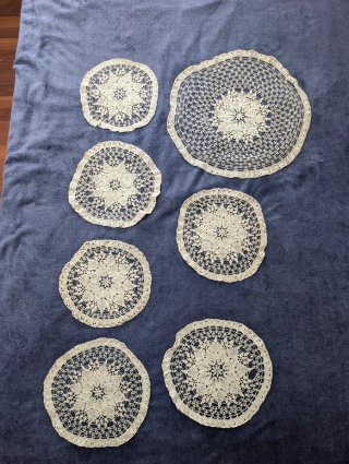 Set di tappeti fatti a mano beige