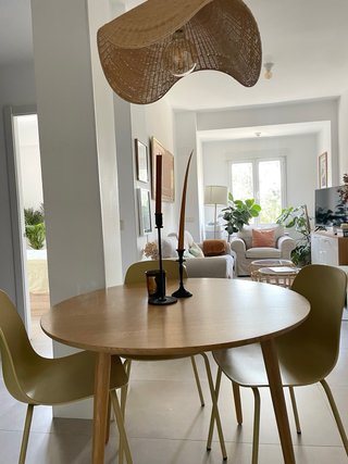 Mesa redonda Maisons du Monde madera roble natural