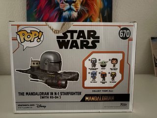 Funko Pop The Mandalorian in Starfighter nuevo