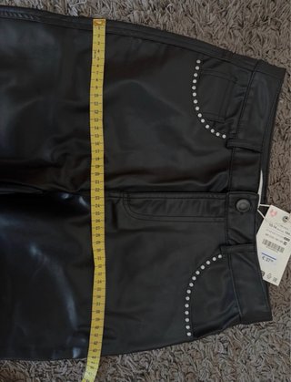 Conjunto Zara Top y Pantalón Negro Talla S