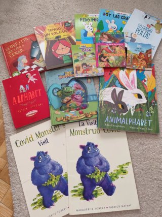 Libros infantiles en ingles y español