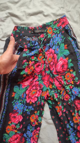Pantalones Zara Culotte Estampados Talla XS