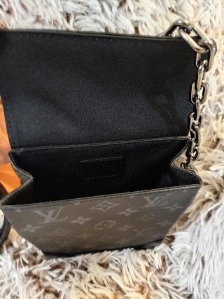 Bolso Louis Vuitton Hombre Negro Marrón