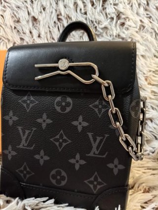Bolso Louis Vuitton Hombre Negro Marrón