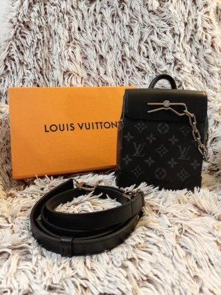 Bolso Louis Vuitton Hombre Negro Marrón