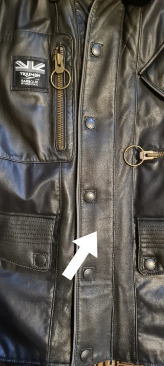 Giacca Triumph Pelle Nera