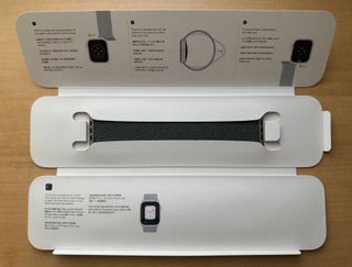 Apple Watch 45mm. Olive Braided Loop 11