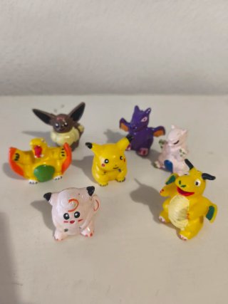 Lote 7 Figuras Vintage Pokémon
