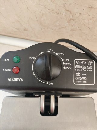 Freidora AIRNOVA con termostato