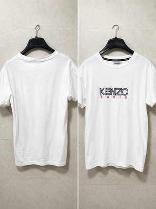 Camiseta Kenzo Blanca Logo Paris