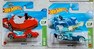 Lote 4 Coches Hot Wheels EV