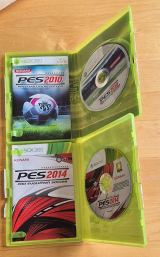 Lote 2 Juegos Xbox 360: PES 2010 y PES 2014