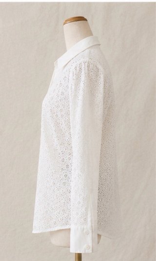 Camisa bordada Roberto Verino blanca