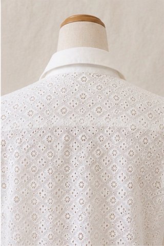 Camisa bordada Roberto Verino blanca