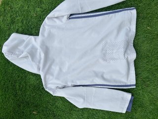 Chaqueta Real Madrid Adidas Gris y Morado