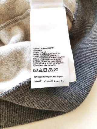 Sudadera Timberland Gris con Logo Azul