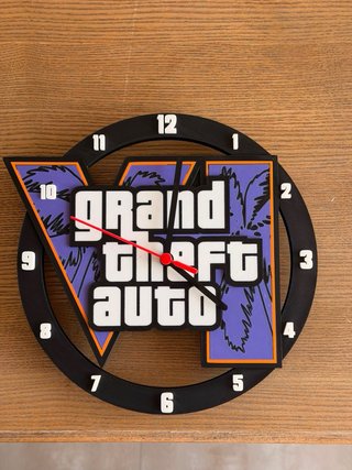 Orologio da parete GTA VI Stampa 3D