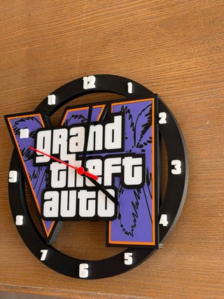 Orologio da parete GTA VI Stampa 3D