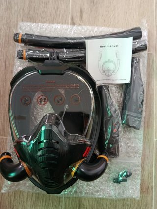 Máscara de snorkel integral