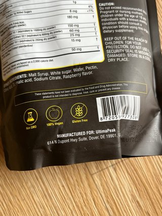 UltimaPeak Performance Gummies 4000MG