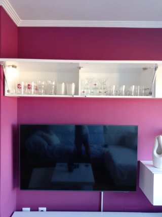 Mueble blanco lacado moderno