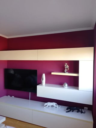 Mueble blanco lacado moderno