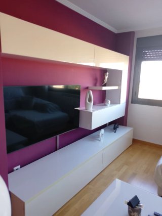 Mueble blanco lacado moderno