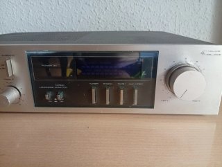 Amplificador Pioneer SA-520 Plata y Negro