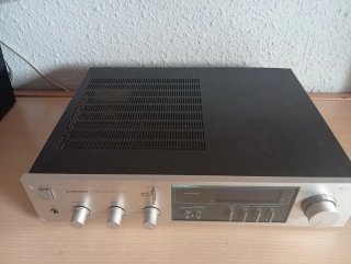 Amplificador Pioneer SA-520 Plata y Negro