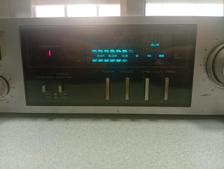 Amplificador Pioneer SA-520 Plata y Negro