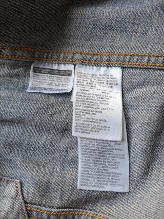Chaleco Vaquero Levi's Talla L