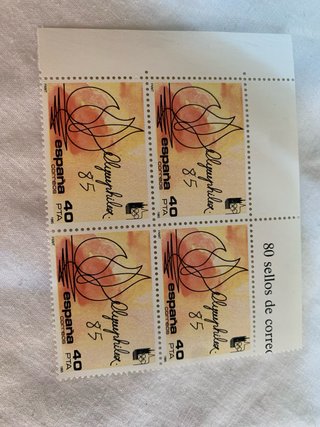 Lote 9 Series 17 Edifil 2549/2809 y 68 sellos