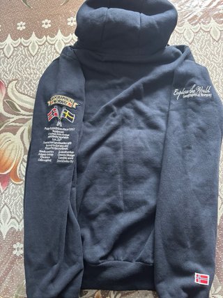 Sudadera Geographical Norway Azul Marino Talla M