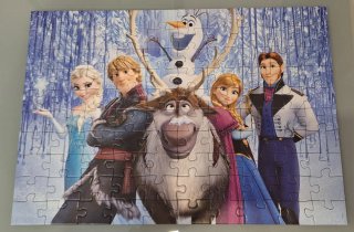 Caja 2 Puzzles Frozen 100 Piezas Educa