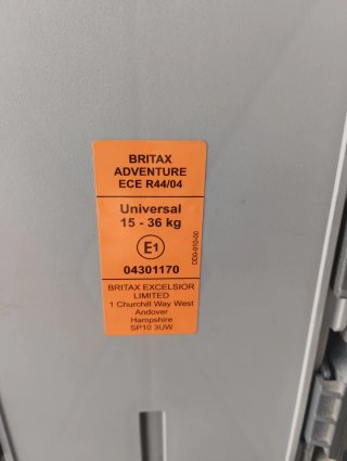 Silla coche Britax Römer