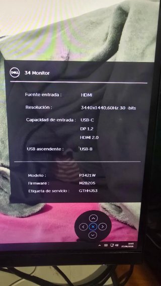 Monitor Dell P3421Wb Curvo Ultrawide