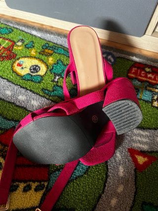 Sandalias Fucsia