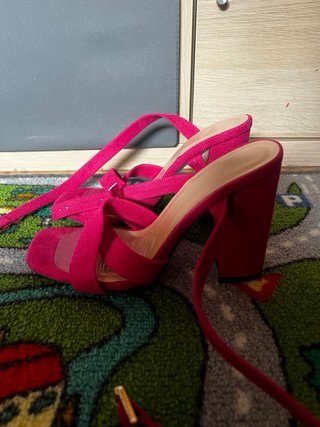Sandalias Fucsia