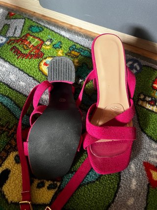 Sandalias Fucsia