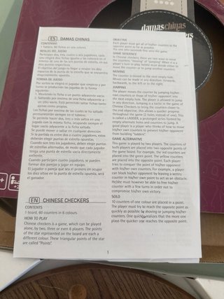 Damas Chinas de Madera con Canicas