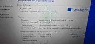 Mini PC i3 3.60 GHz 16GB RAM HDMI SSD