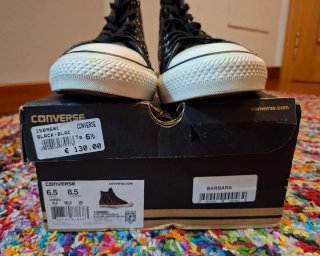 Zapatillas Converse unisex de piel talla 39,5