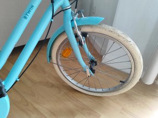 Bicicleta infantil Decathlon azul