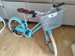 Bicicleta infantil Decathlon azul