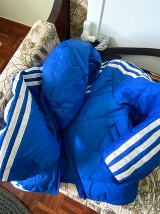 Plumífero Adidas Niño Azul Talla 6-7 años