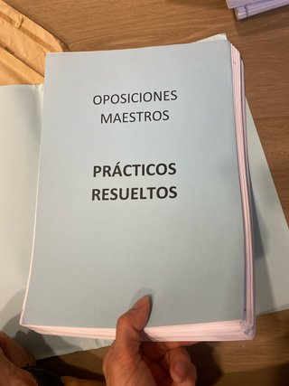 Prácticos resueltos de maestros de primaria